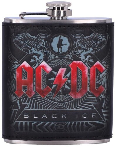 NEMESIS NOW - ACDC BLACK ICE HIP FLASK