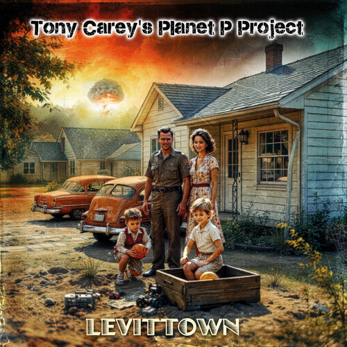 Tony Carey's Planet P Project - Levittown vinyl record cover