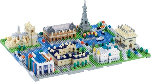 Nanoblock - World Famous  Cities - Advanced Hobby Series - Paris Building Kit