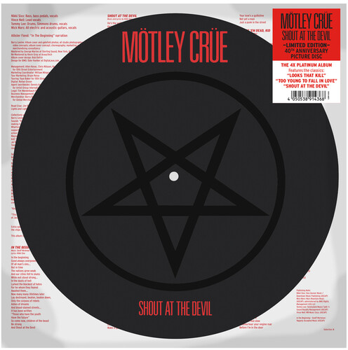 Shout At The Devil (Limited Edition Picture Disc)