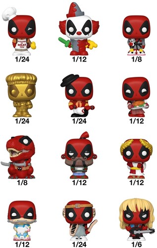 FUNKO BITTY POP SINGLES DEADPOOL ONE PER PURCHASE