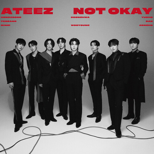 Ateez - Not Okay (Jpn) vinyl record cover