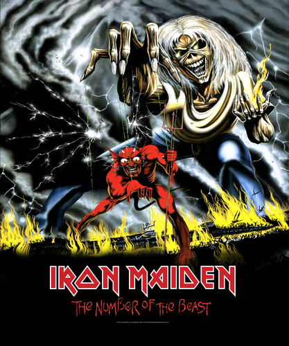 ROCKSAX IRON MAIDEN BLNK NUMBER OF THE BEAST 50X60