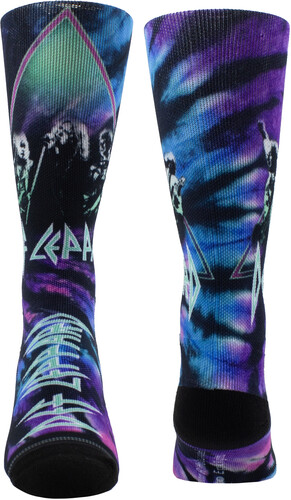 PERRI'S DEF LEPPARD HYSTERIA TIE CREW SOCKS