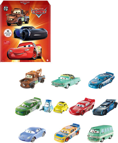 DISNEY PIXAR CARS DIE CAST 10 PACK