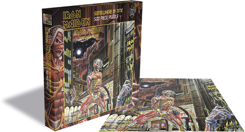 RockSaws - Iron Maiden Somewhere In Time (500 Piece Jigsaw Puzzle)
