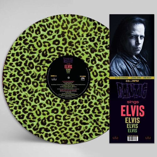Sings Elvis - A Gorgeous Green Leopard Picture Disc Vinyl