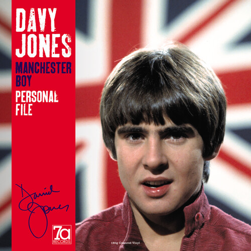 Davy Jones - Manchester Boy: Personal File - 180gm Black & White Splatter Vinyl