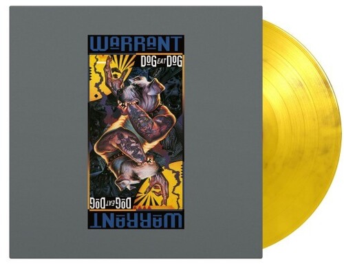 Warrant - Dog Eat Dog - Limited 180-Gram Yellow & Black Marbled Colored Vinyl
