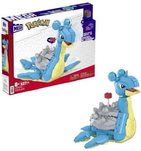POKEMON BUILD WITH MOTION LAPRAS BUILDING TOY SET