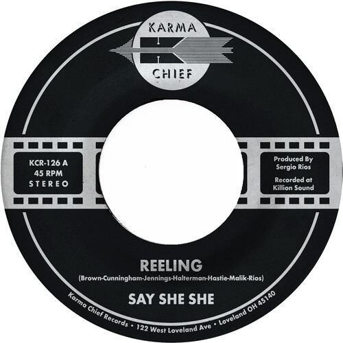 Say She She - Reeling / Don't You Dare Stop - Metallic Green
