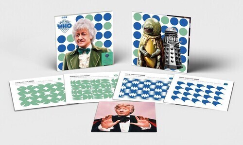 Jon Pertwee Collection - 4LP Boxset on 140-Gram Green & Blue Colored Vinyl