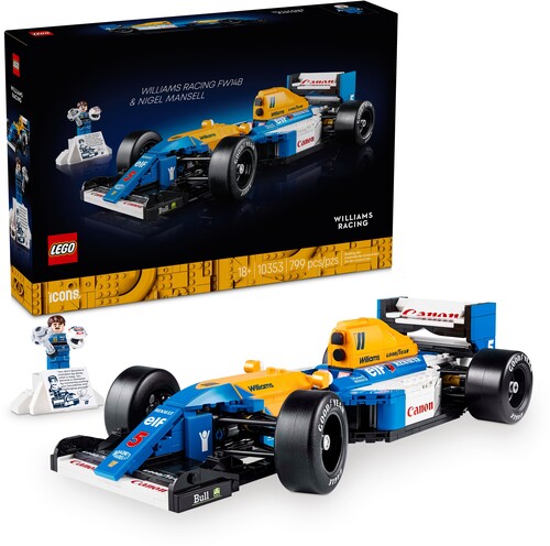 ICONS WILLIAMS RACING FW14B & NIGEL MANSELL F1