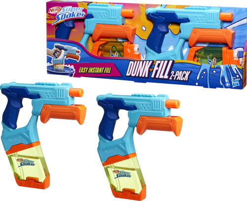 Hasbro Collectibles - Nerf: Super Soaker - Dunk-Fill Water Blasters 2-Pack