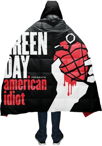 GREEN DAY AMERICAN IDIOT PONCHO OSFA BLK 2403GD
