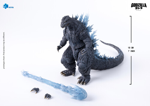 7IN (2002) HEAT RAY GODZILLA ACTION FIGURE