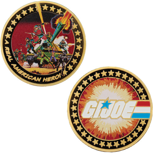 GI JOE 60TH ANN 24K GOLD PLATED COIN