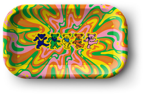 Blazy Susan - Dead Head - Dancing Bears - Tin Rolling Tray - Medium