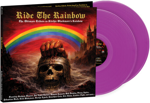 Various Artists - Ride The Rainbow - The Ultimate Tribute to Ritchie Blackmore's Rainbow vinyl record cover