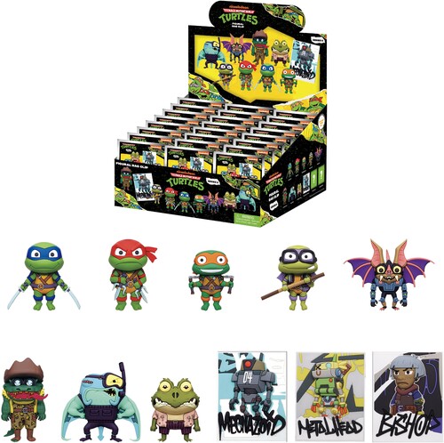 TMNT CLASSIC 3D FOAM BAG CLIP S5 24CT PDQ