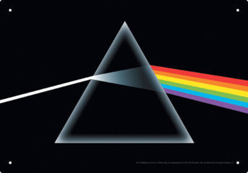 Pink Floyd - Pink Floyd Dark Side of the Moon Album Cover Art 8 x 11.5 Tin Sign