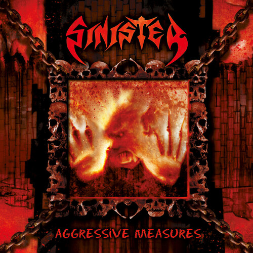Sinister - Aggressive Measures vinyl record cover