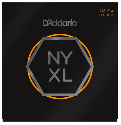 D'Addario NYXL1046 Nickel Wound Electric Guitar Strings Regular Light 10-46