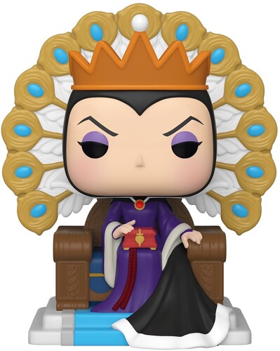 POP DELUXE DISNEY VILLAINS EVIL QUEEN ON THRONE