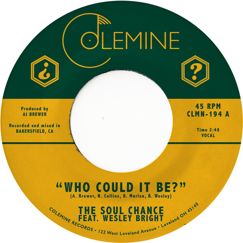 Soul Chance & Wesley Bright - Who Could It Be? (Random) [Colored Vinyl]