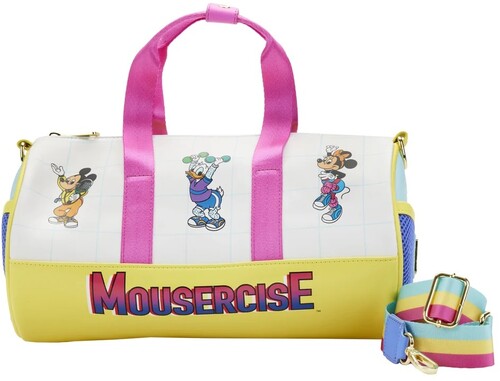Loungefly Disney: - LOUNGEFLY DISNEY: MOUSERCISE DUFFLE BAG