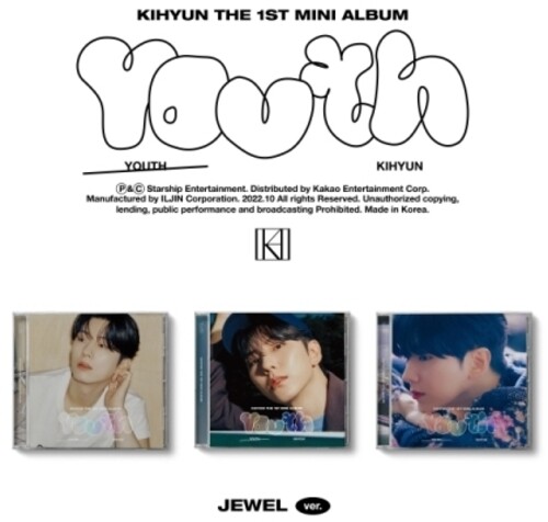 Kihyun - Youth - Jewel Case Version - incl. 16pg Photo Book, Photocard + Mini-Folded Poster