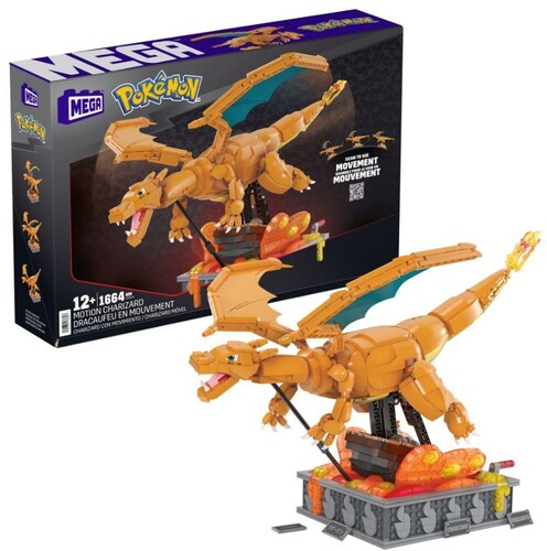 POKEMON MOTION CHARIZARD 1664 PIECE BUILDING TOY