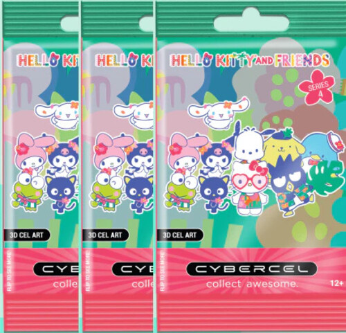 CYBERCEL HELLO KITTY TROPICAL S4 FOIL BAG 3 PACK