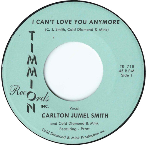 I Can't Love You Anymore/I Can't Love You Anymore (Instrumental)