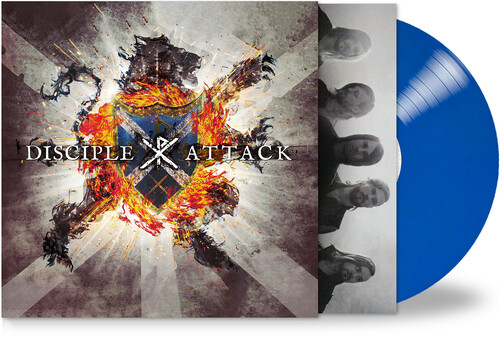 Disicple - Attack - Opaque Radical Blue (Blue) vinyl record cover