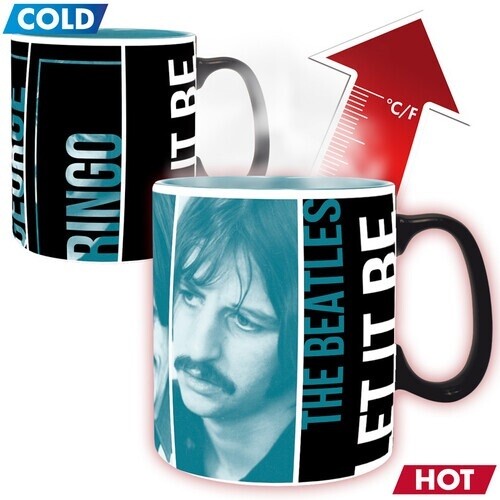 The Beatles - Magic Mug - Let it Be Heat Change Mug