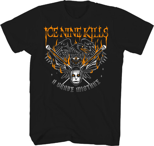 ICE NINE KILLS GRAVE MISTAKE T-SHIRT MEDIUM BLACK