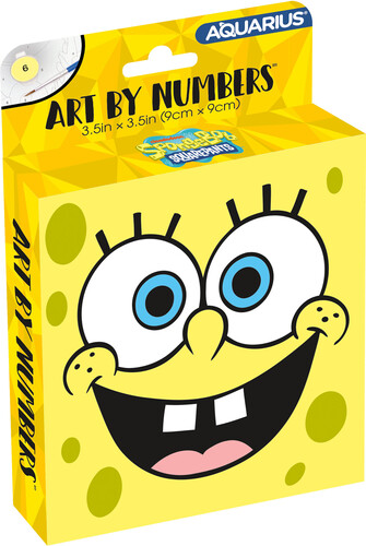 SPONGEBOB SQUAREPANTS FACE MICRO ART BY NUMBERS