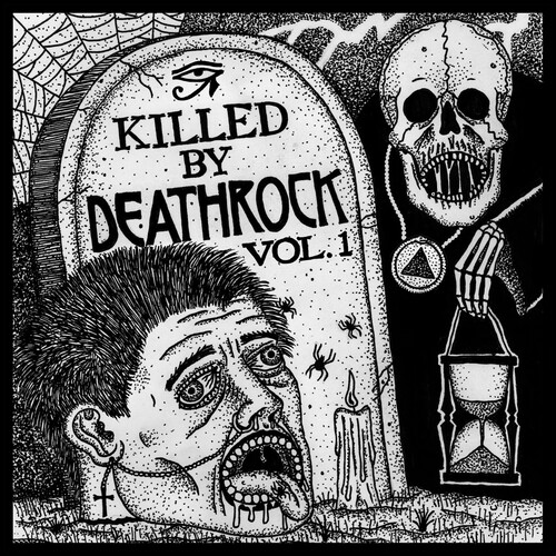 Various Artists - Killed by Deathrock Vol.1 (splintered Bone Vinyl) vinyl record cover