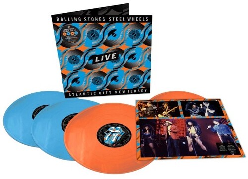 The Rolling Stones - Steel Wheels Live: Live From Atlantic City, NJ, 1989 [Tangerine/Sky Blue 4LP]