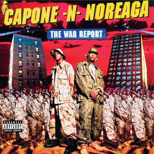 Capone-N-Noreaga - The War Report (Clear Vinyl with Red & Blue Splatter Vinyl)