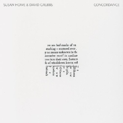 Concordance|David Grubbs/Susan Howe