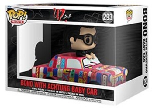 Funko POP! RIDE SUPER DELUXE: U2 - Bono with Achtung Baby Car