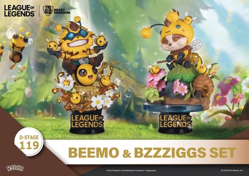LEAGUE OF LEGENDS DS-119 BEEMO & BZZZIGGS DIORAMA