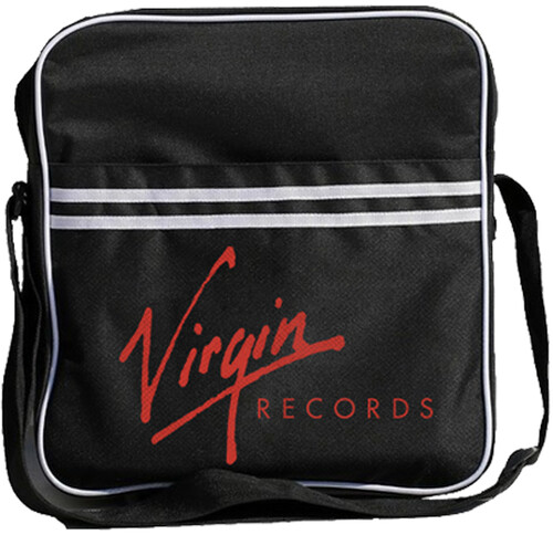 VIRGIN RECORDS ZIP TOP MESSENGER RECORD BAG