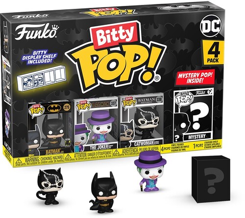 BITTY POP BATMAN BATMAN 4 PACK 85TH ANNIVERSARY