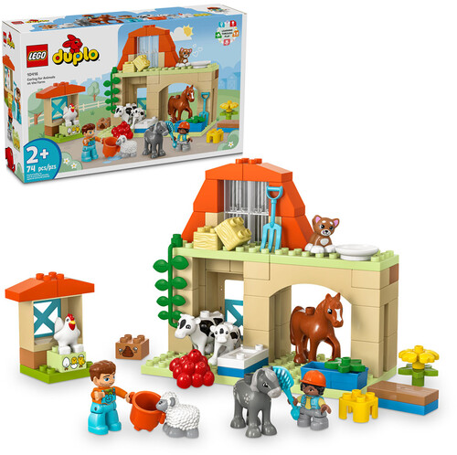 LEGO DUPLO TOWN CARING FOR ANIMALS AT THE FARM