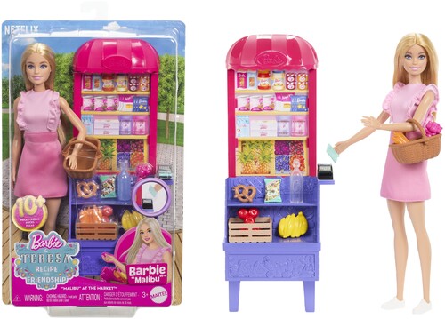 BARBIE TERESA MALIBU SHOPPING PLAYSET BLONDE