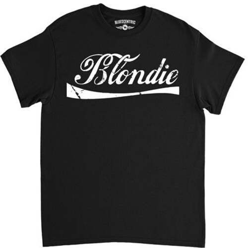 Blondie - Logo - Heavy Cotton T-Shirt - Medium Black