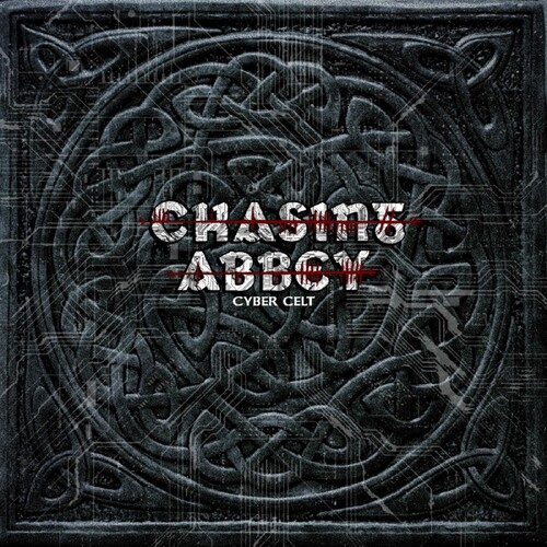 Chasing Abbey - Cyber Celt - Green & Black Marbled Vinyl (Blk) vinyl record cover